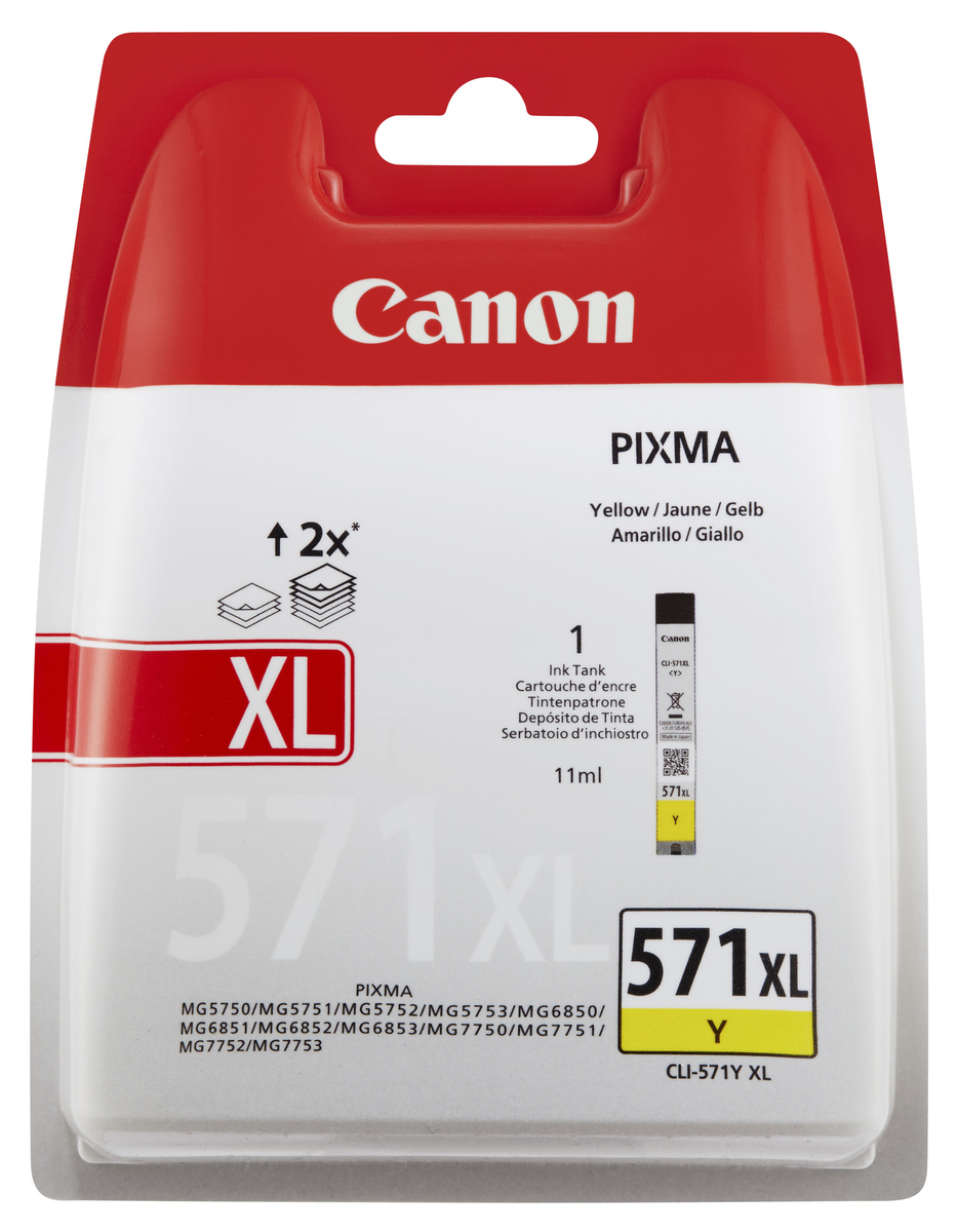 CANON CLI571 XL YELLOW