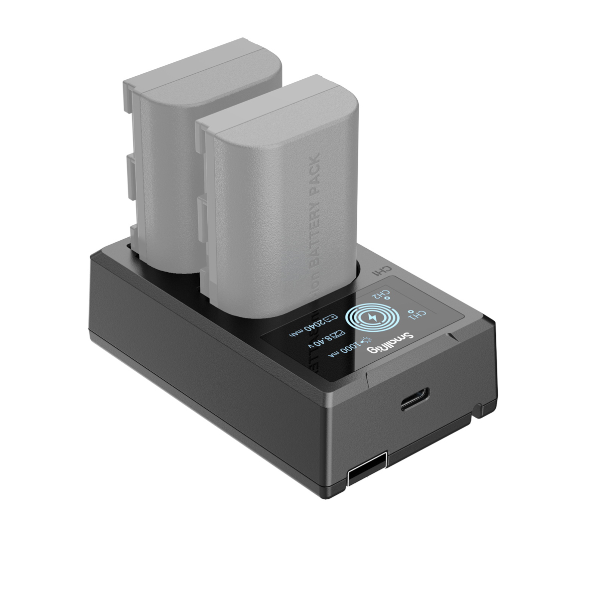Smallrig Akku-Ladegerät mit Doppelschacht LP-E6