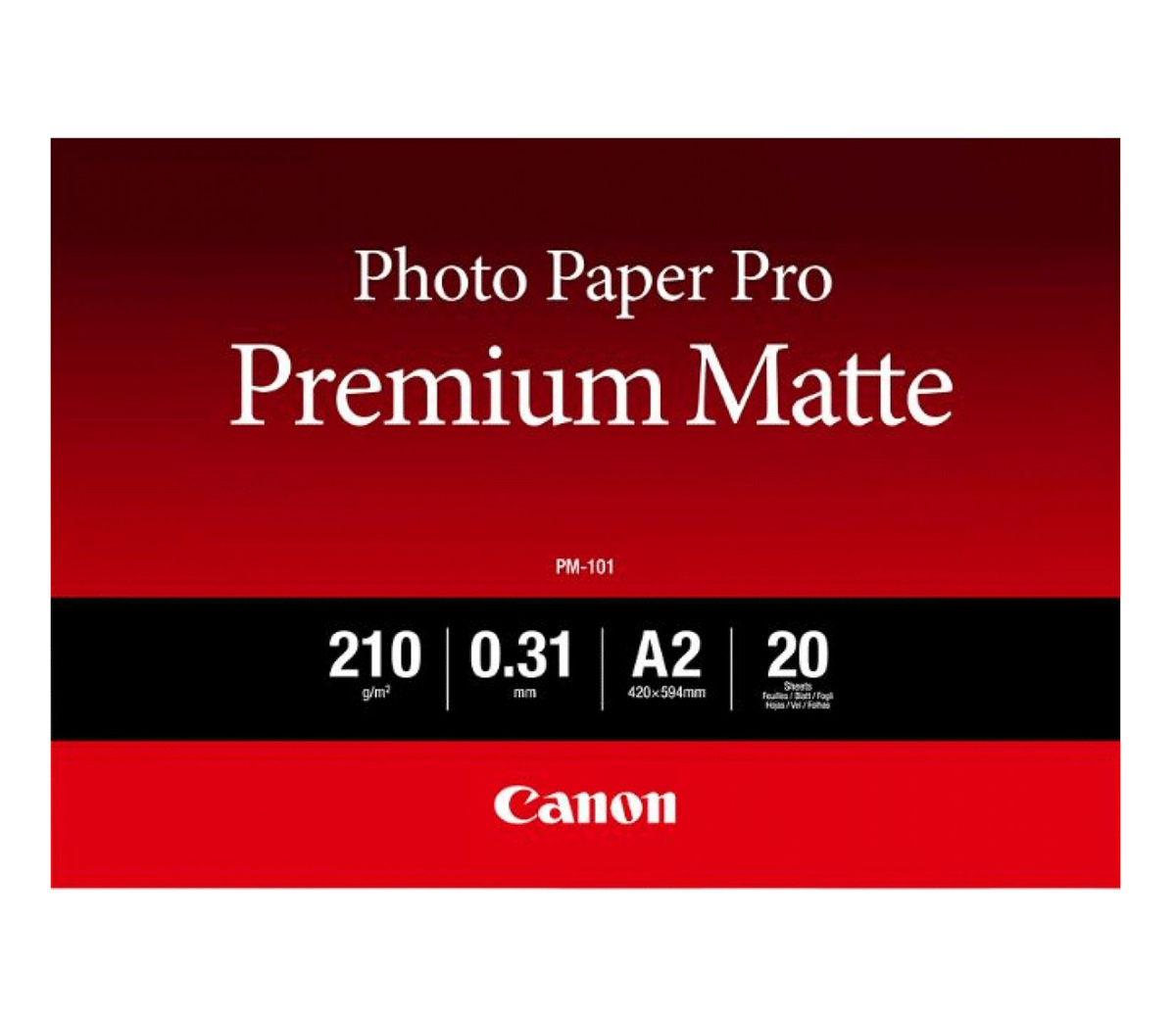 Canon PM-101 Pro Premium Matt Papier A2, 20 Blatt 210g/m²