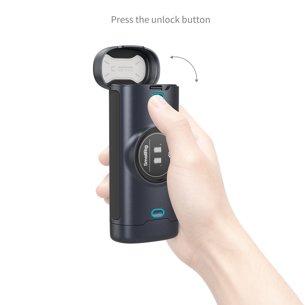 SmallRig 5105 tragbares Ladegehäuse LP-E6P
