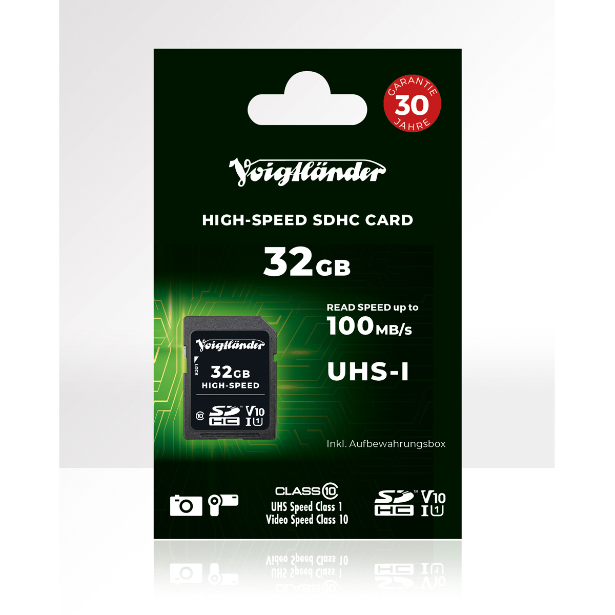 Voigtländer SDHC 32GB UHS-I 100/15 MB/Sec